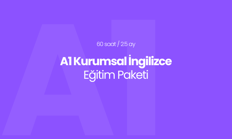 A1 Seviyesi Hafta Sonu İngilizce Eğitim Paketi